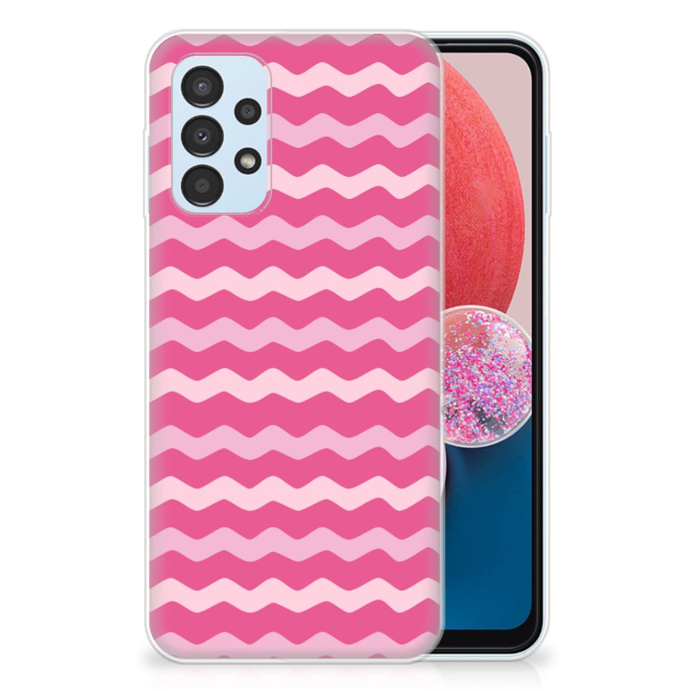 Samsung Galaxy A13 4G TPU bumper Waves Pink B2C Telecom