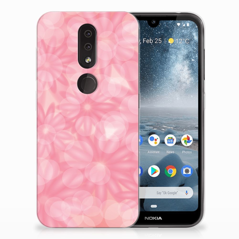 Nokia 4.2 TPU Case Spring Flowers