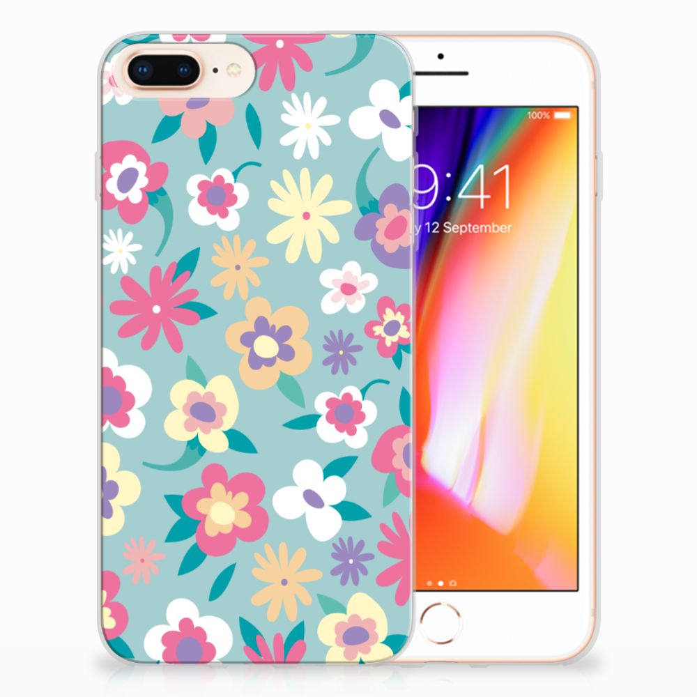 Apple iPhone 7 Plus | 8 Plus TPU Case Flower Power