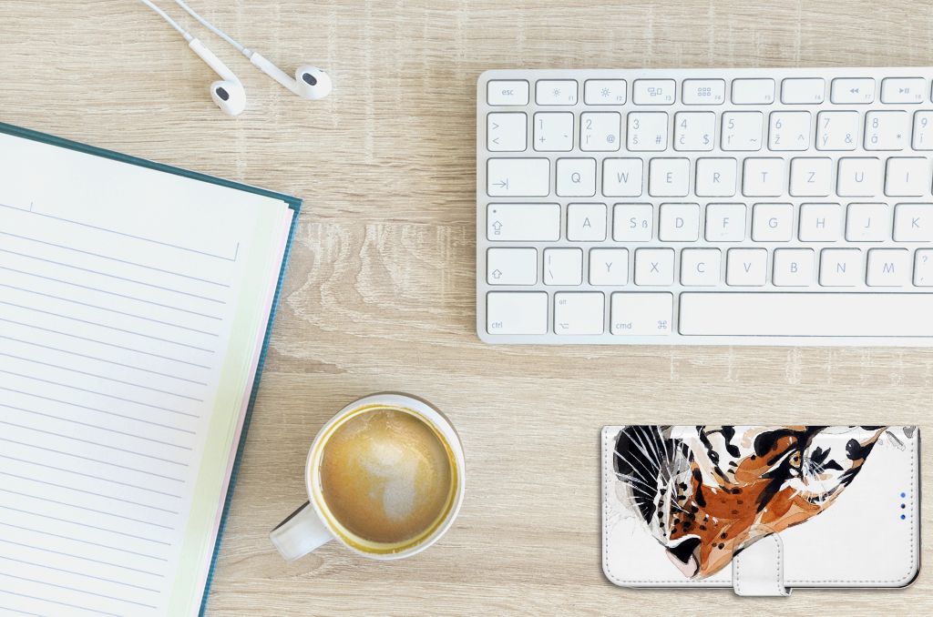 Hoesje Huawei P Smart 2020 Watercolor Tiger