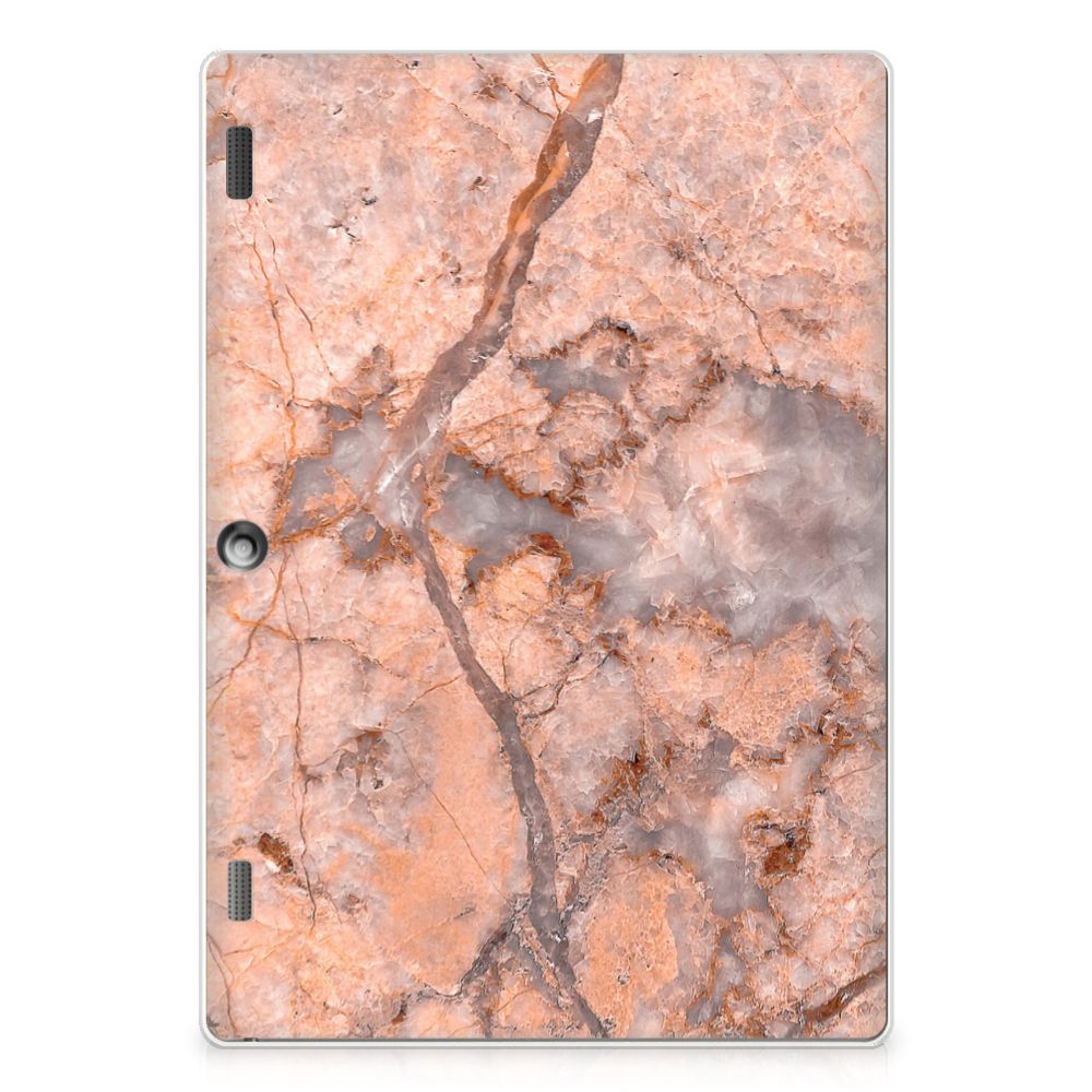 Lenovo Tab 10 | Tab 2 A10-30 Tablet Back Cover Marmer Oranje - B2C Telecom