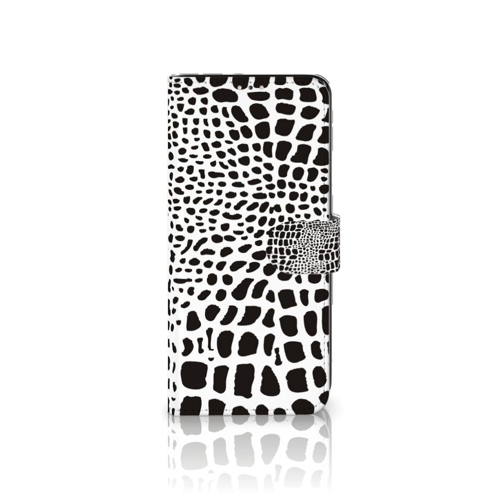 Samsung Galaxy Note 20 Telefoonhoesje met Pasjes Slangenprint