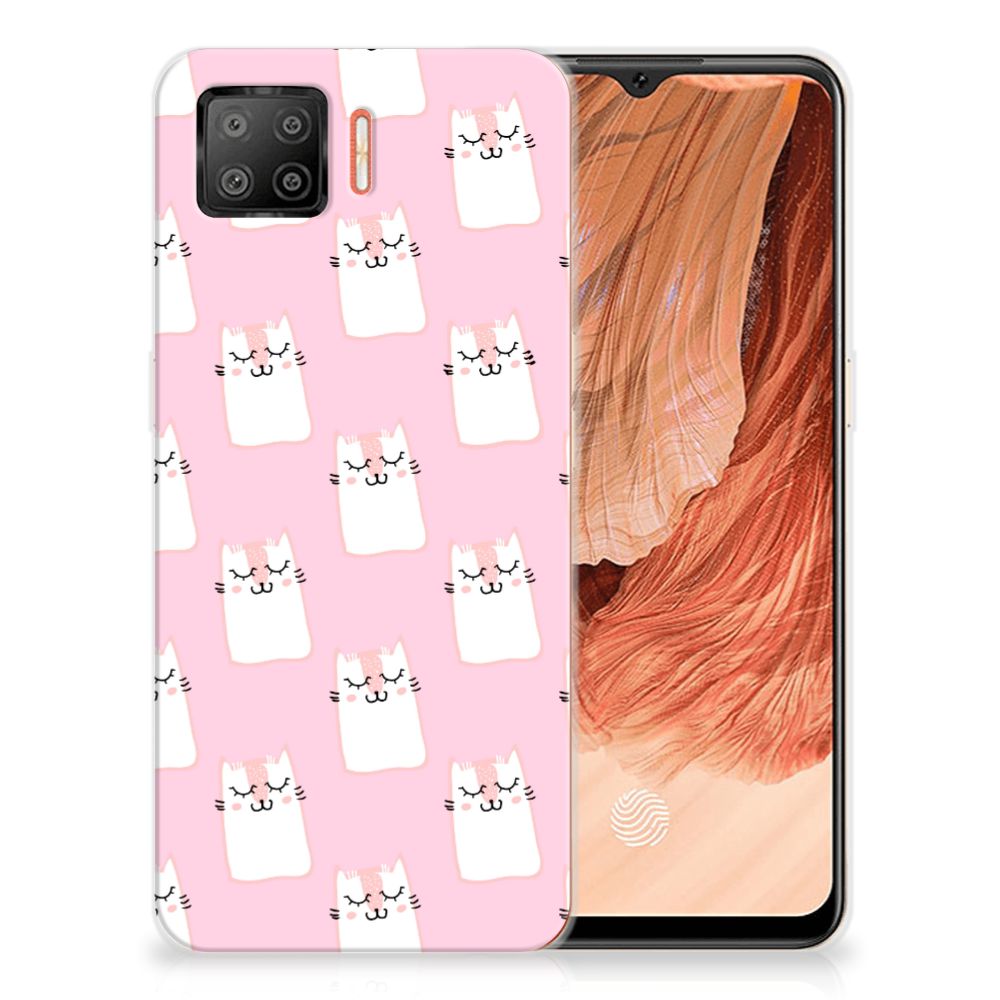 OPPO A73 4G TPU Hoesje Sleeping Cats B2C Telecom