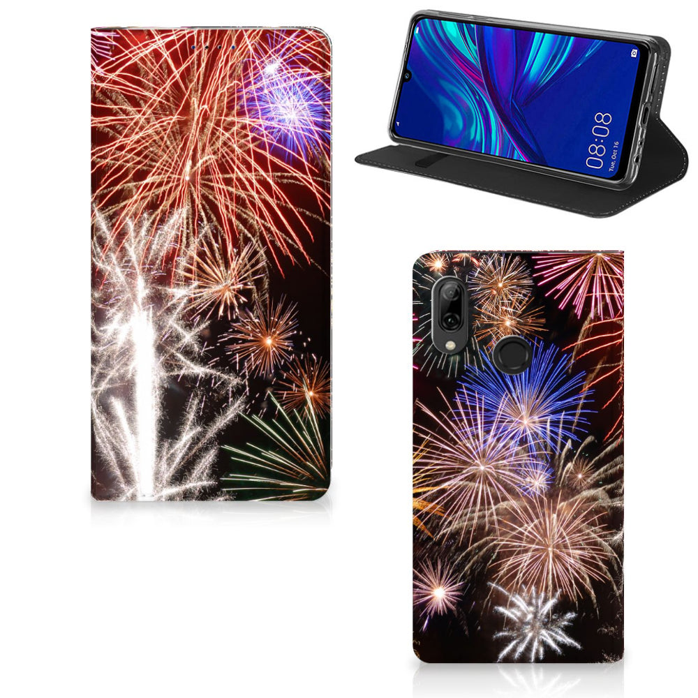 Huawei P Smart (2019) Hippe Standcase Vuurwerk