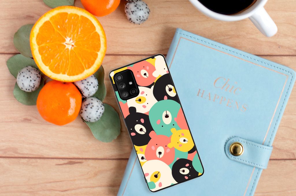Samsung Galaxy A71 Hoesje Bears B2C Telecom