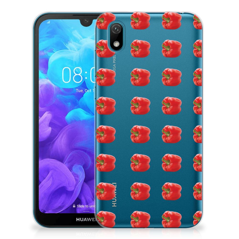 Huawei Y5 (2019) Siliconen Case Paprika Red