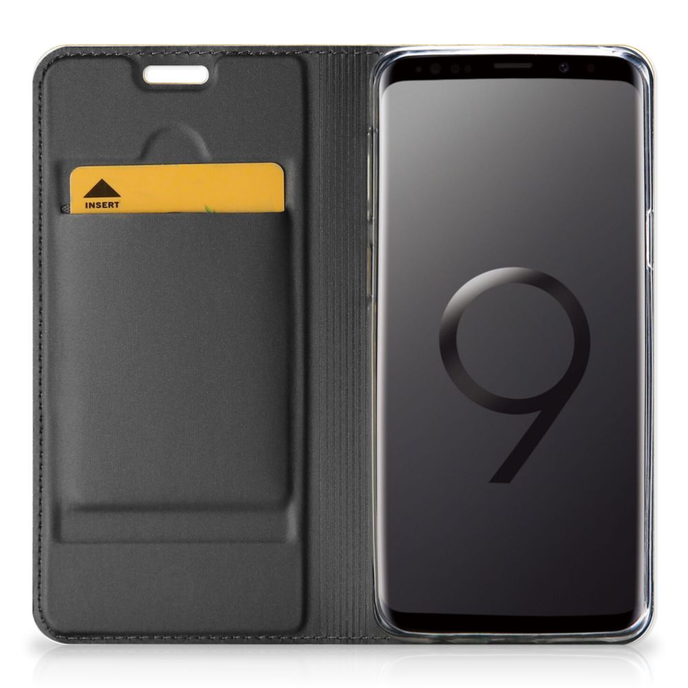 Samsung Galaxy S9 Book Wallet Case Licht Hout
