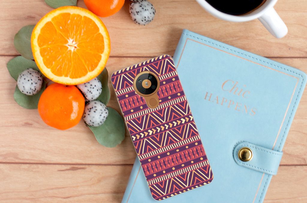 Nokia 5.3 TPU bumper Aztec Paars B2C Telecom