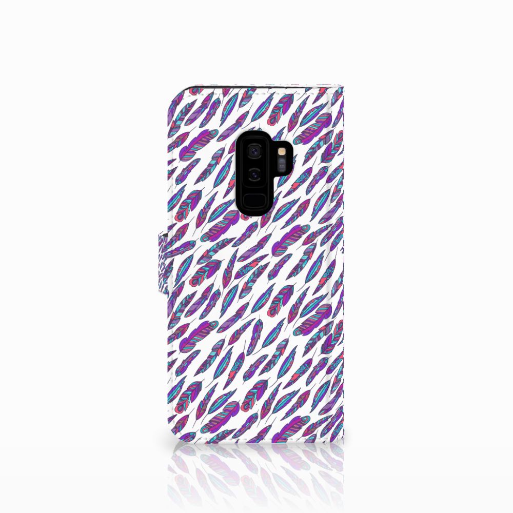 Samsung Galaxy S9 Plus Telefoon Hoesje Feathers Color