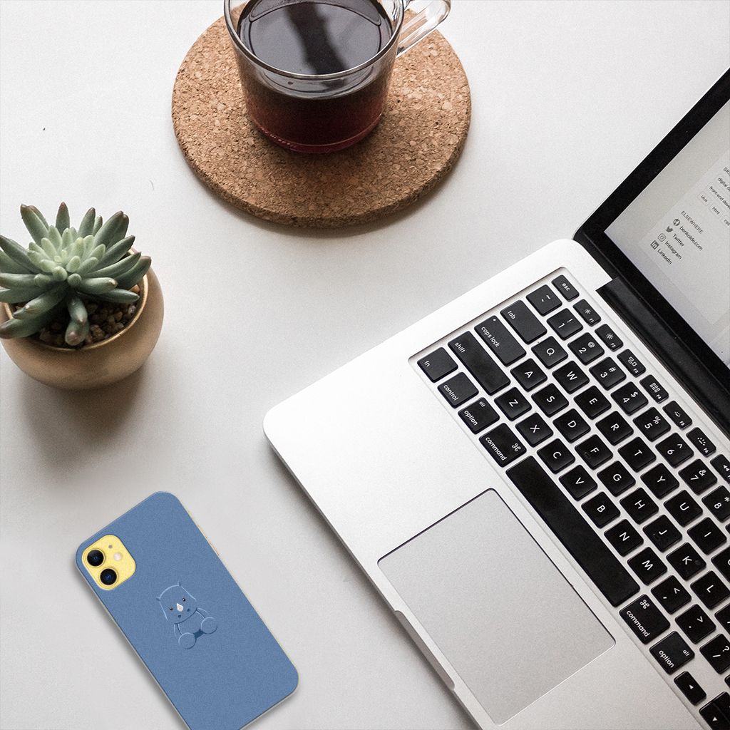 Apple iPhone 11 Telefoonhoesje met Naam Baby Rhino