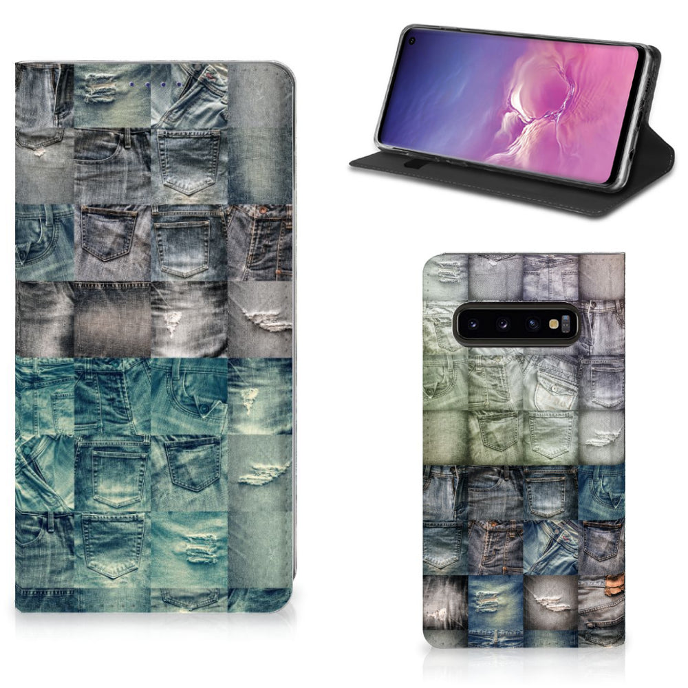 Hippe Standcase Samsung Galaxy S10 Spijkerbroeken