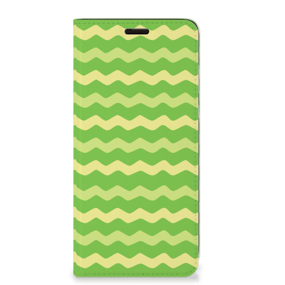 Samsung Galaxy S9 Plus Hoesje met Magneet Waves Green