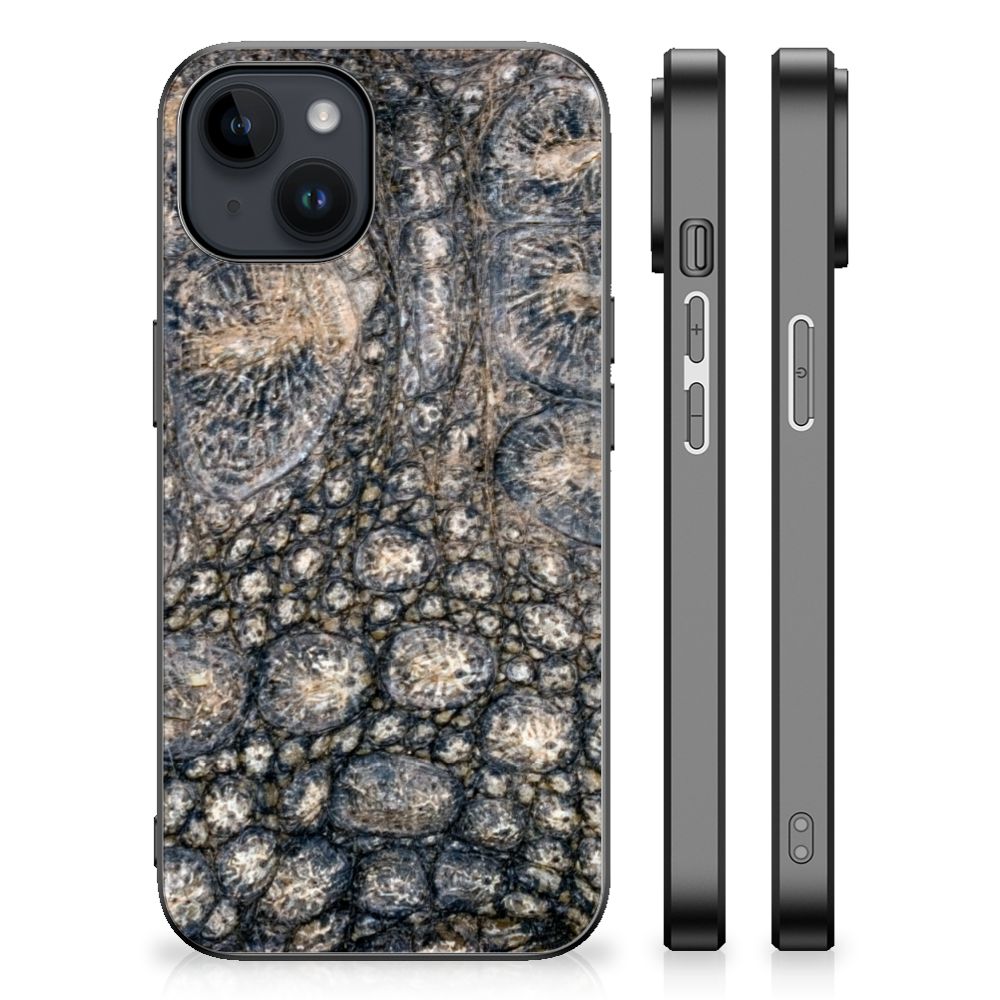 iPhone 15 Plus Dierenprint Telefoonhoesje Krokodillenprint