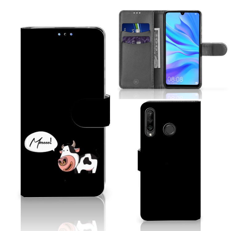 Huawei P30 Lite (2020) Leuk Hoesje Cow