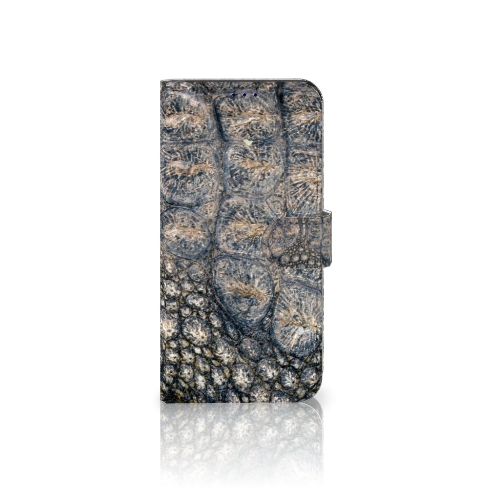 OnePlus Nord CE 2 Telefoonhoesje met Pasjes Krokodillenprint