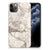 Apple iPhone 11 Pro Max TPU Siliconen Hoesje Marmer Beige
