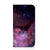 Stand Case voor iPhone 15 Galaxy met een prachtig galaxiedesign vol sterren en nevels.