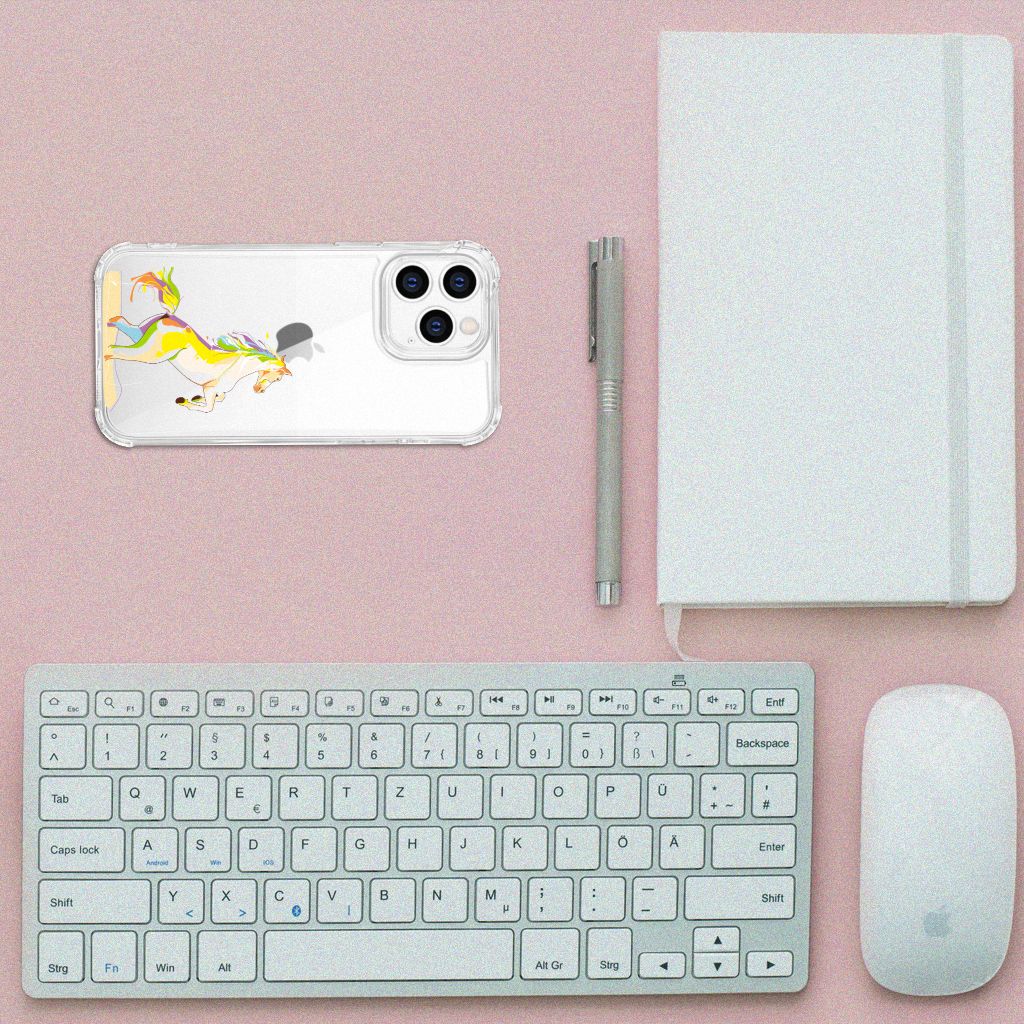 iPhone 14 Pro Stevig Bumper Hoesje Horse Color B2C Telecom