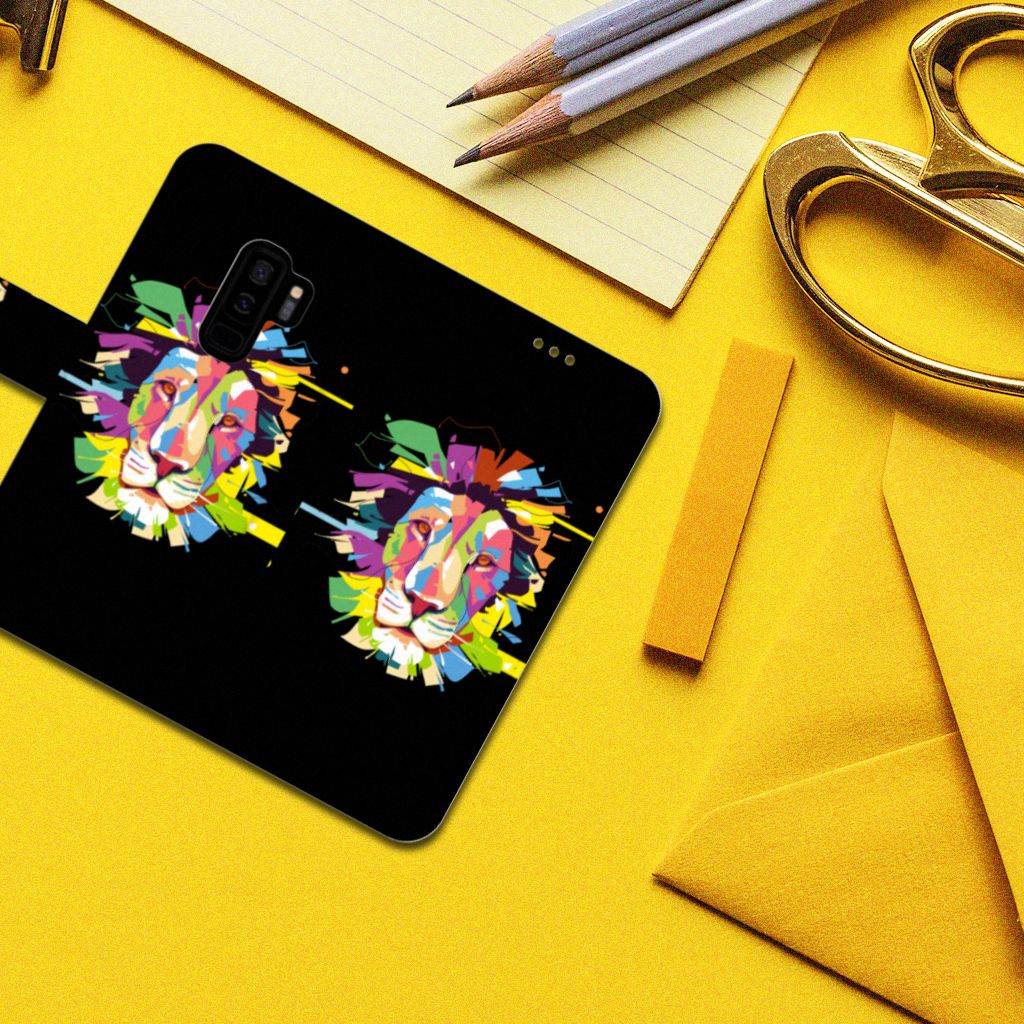 Samsung Galaxy S9 Plus Leuk Hoesje Lion Color