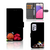 Samsung Galaxy A33 5G Wallet Case met Pasjes Sports met sportafbeeldingen van basketballen en bokshandschoenen.