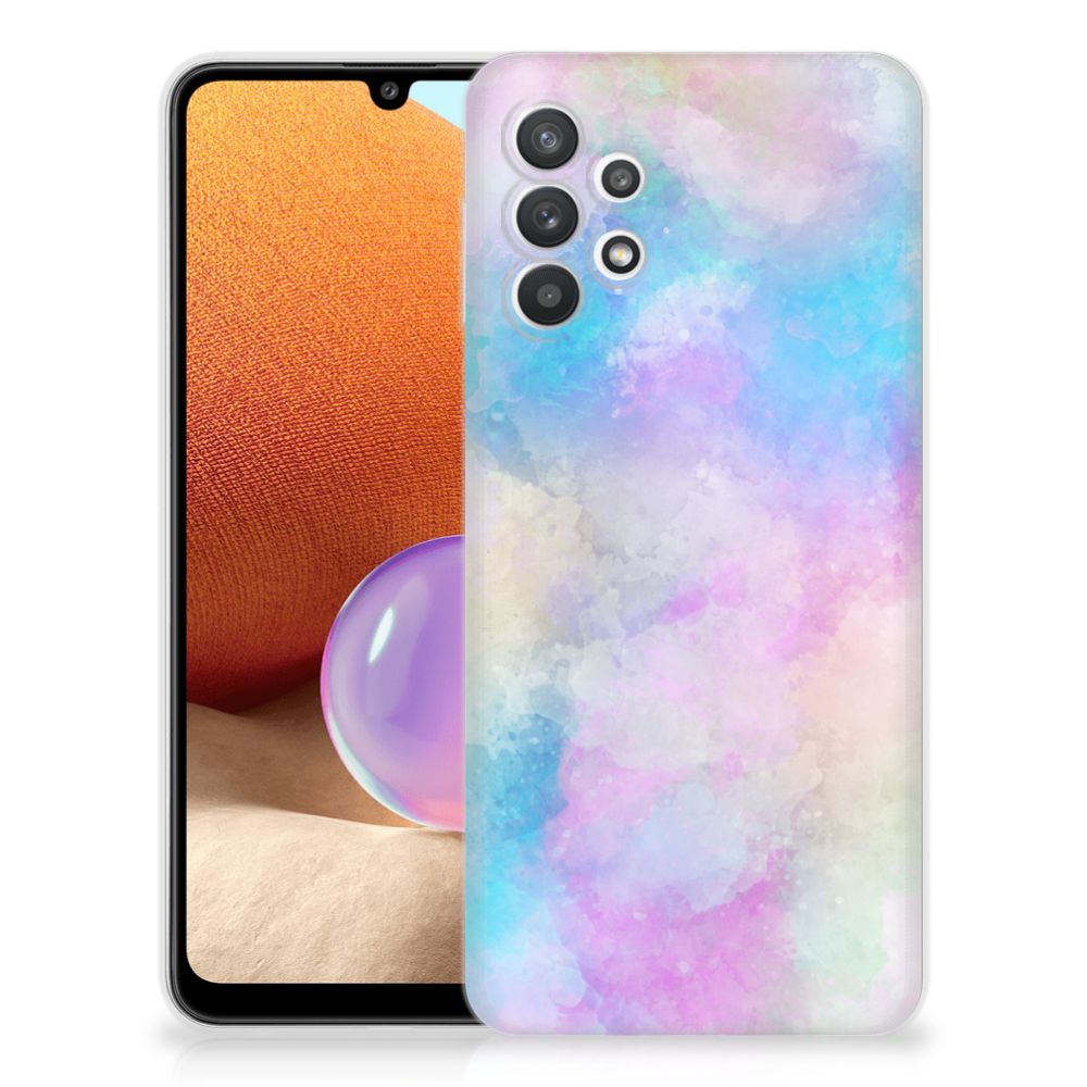 Hoesje maken Samsung Galaxy A32 4G | A32 5G Enterprise Editie Watercolor Light