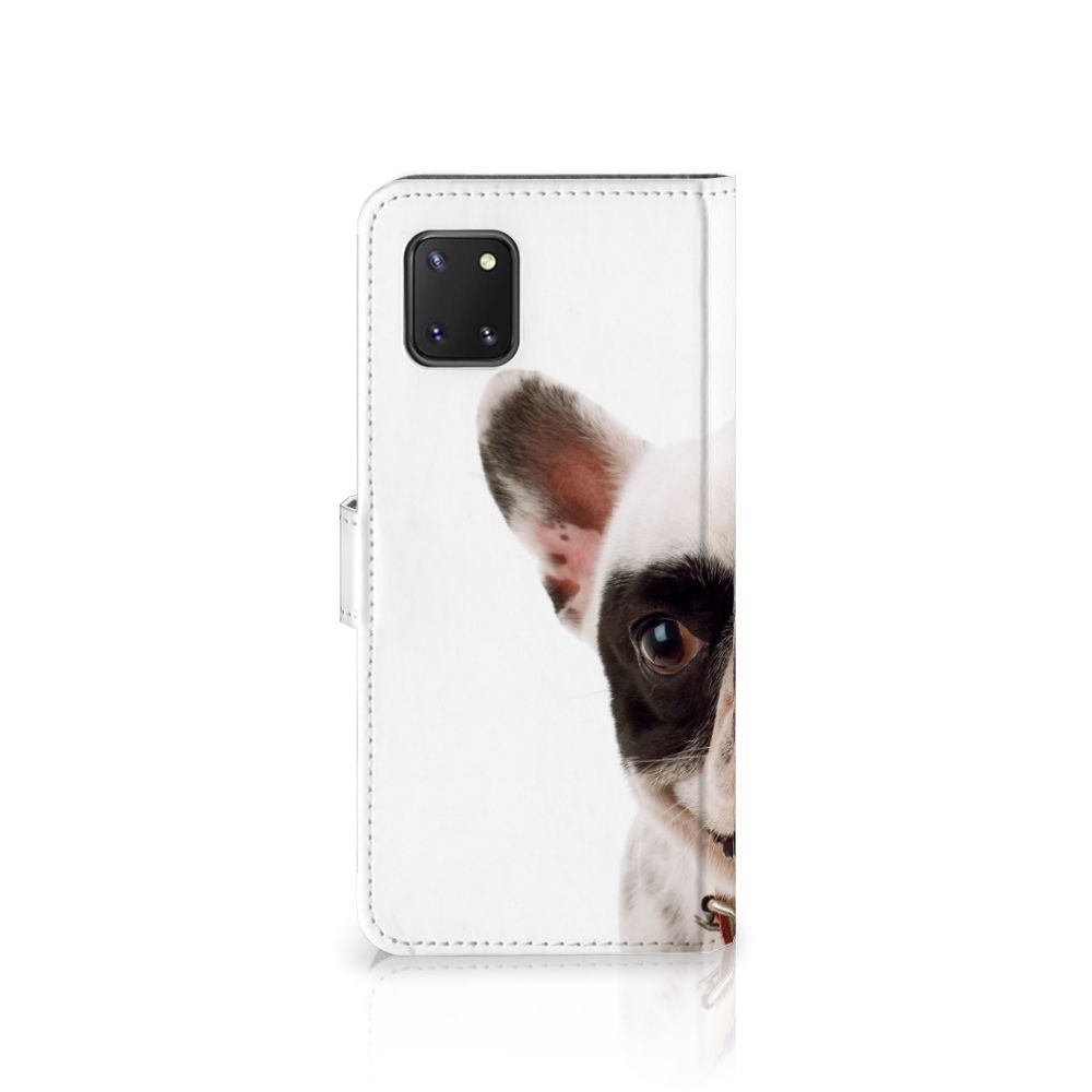Samsung Note 10 Lite Telefoonhoesje met Pasjes Franse Bulldog