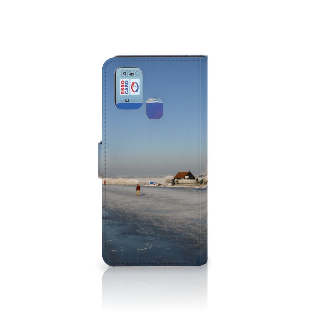 Samsung Galaxy M31 Flip Cover Schaatsers