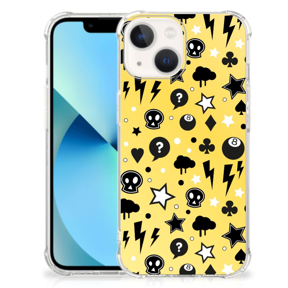 Extreme Case iPhone 13 mini Punk Geel - B2C Telecom