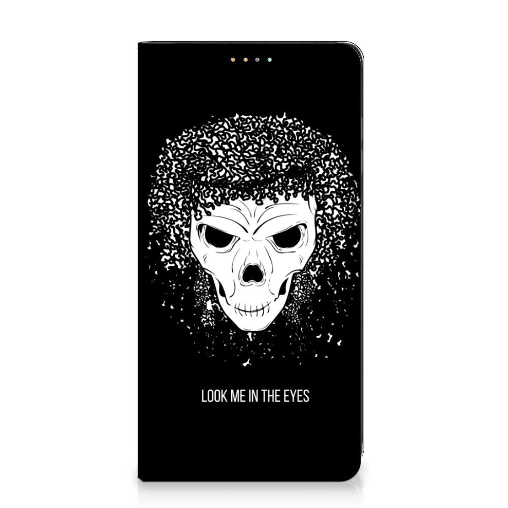 Mobiel BookCase Samsung Galaxy A32 4G | A32 5G Enterprise Editie Skull Hair - B2C Telecom