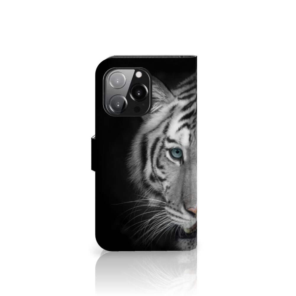 iPhone 13 Pro Telefoonhoesje met Pasjes Tijger