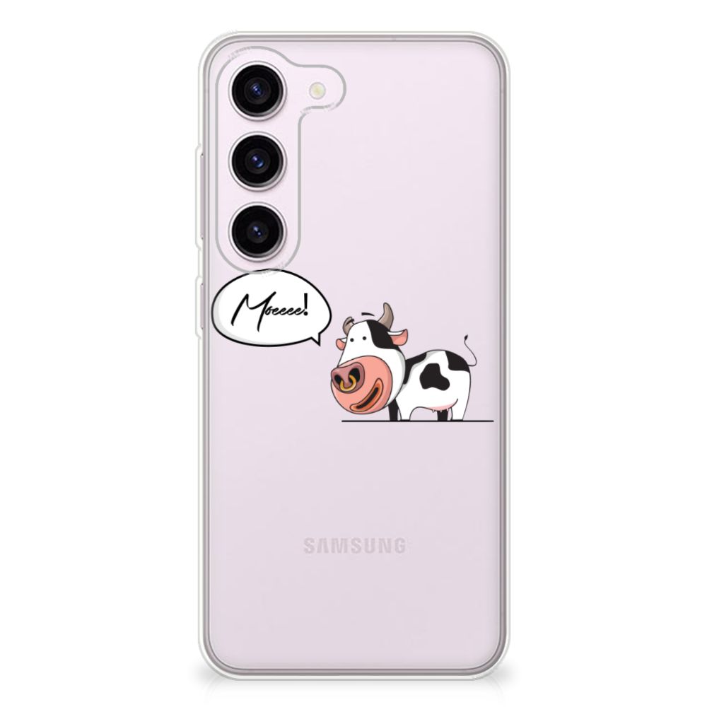 Samsung Galaxy S23 Telefoonhoesje met Naam Cow B2C Telecom