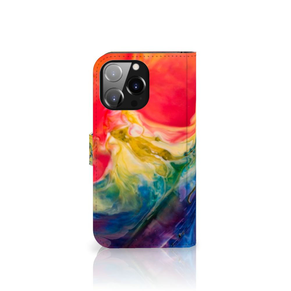 Hoesje iPhone 14 Pro Max Watercolor Dark