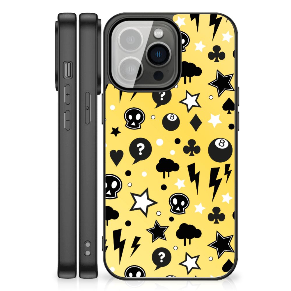 Telefoonhoesje iPhone 13 Pro Max Punk Geel B2C Telecom
