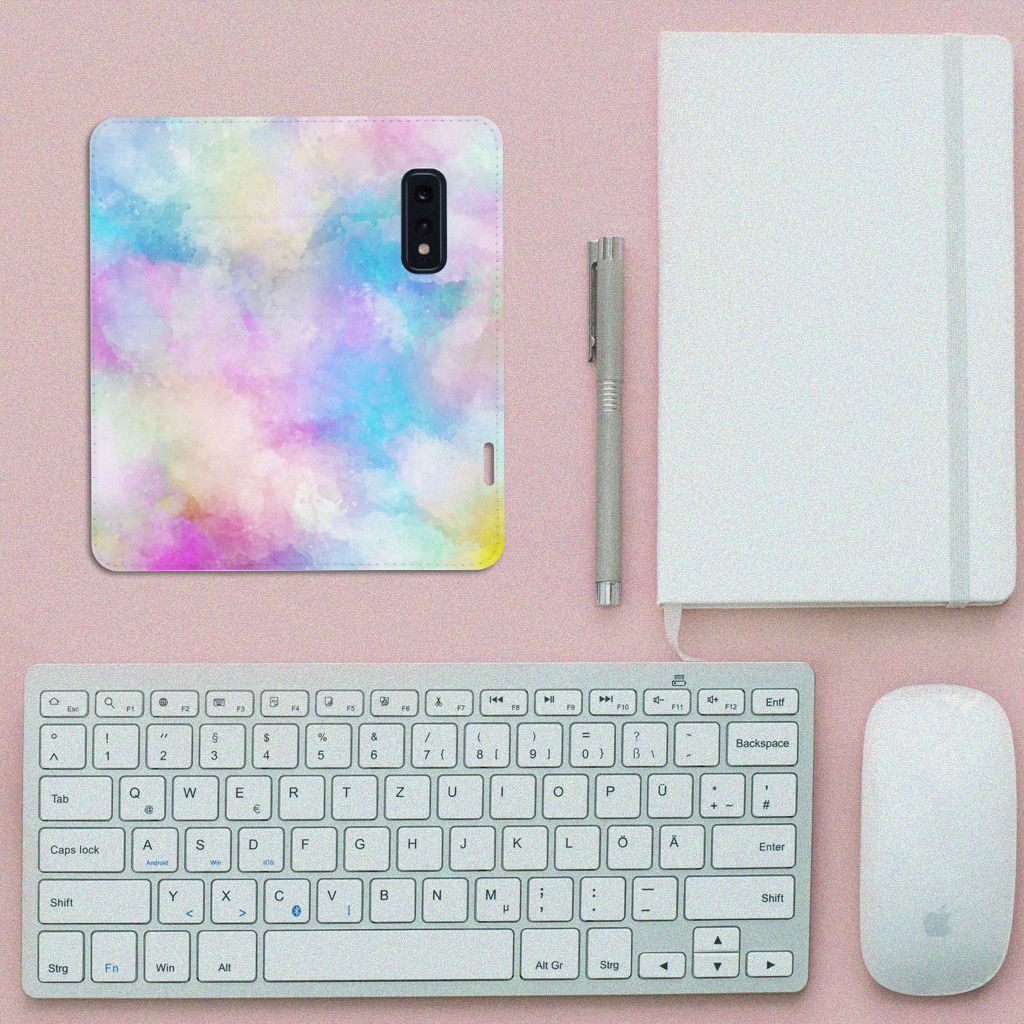 Bookcase Samsung Galaxy S10e Watercolor Light