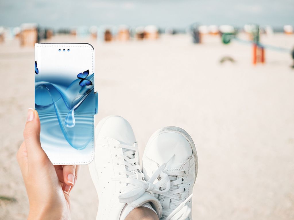 Samsung Galaxy S9 Telefoonhoesje met Pasjes Vlinders