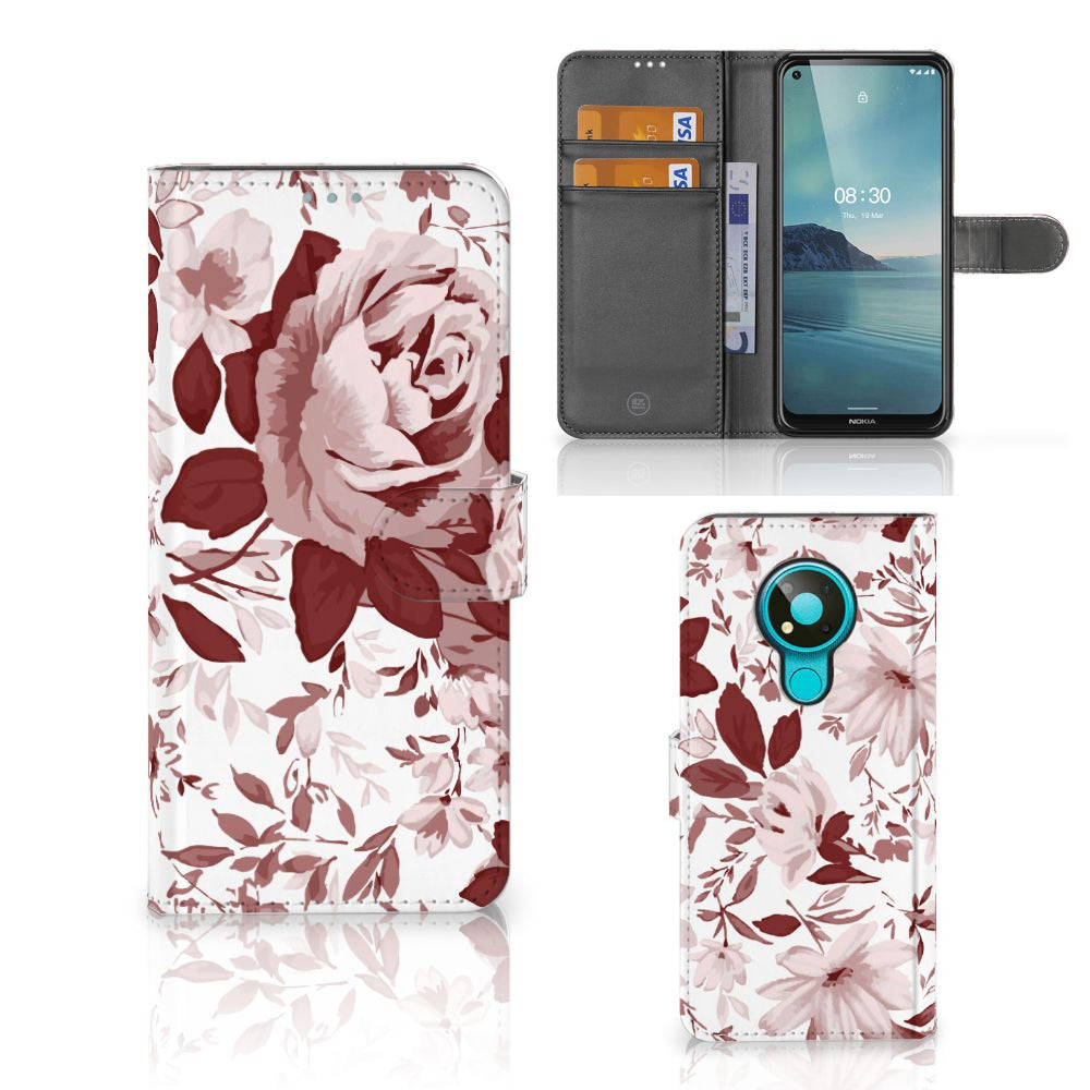 Hoesje Nokia 3.4 Watercolor Flowers