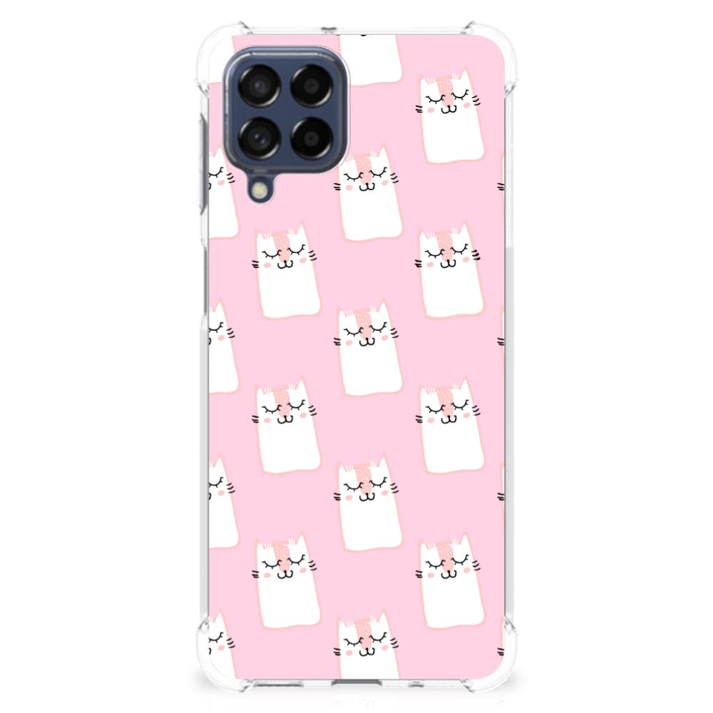 Samsung Galaxy M53 Case Anti-shock Sleeping Cats B2C Telecom
