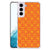 Samsung Galaxy S22 Doorzichtige Silicone Hoesje Batik Oranje B2C Telecom