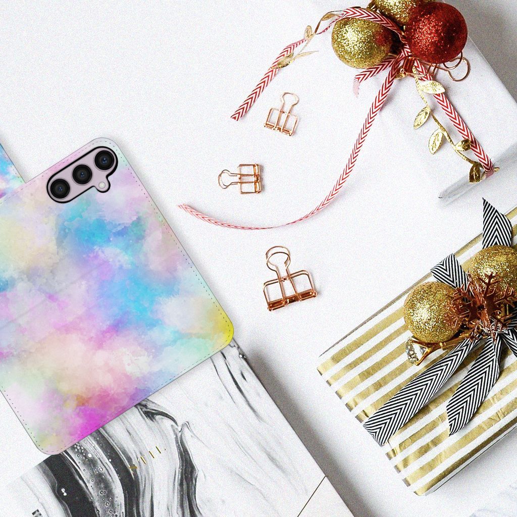 Hoesje Samsung Galaxy S24 Plus Watercolor Light, pastel kleuren en unieke watercolor design.