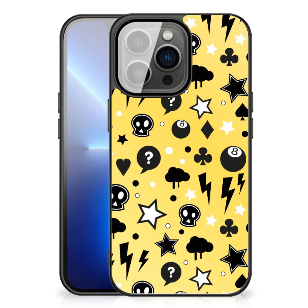 Telefoonhoesje iPhone 13 Pro Max Punk Geel B2C Telecom