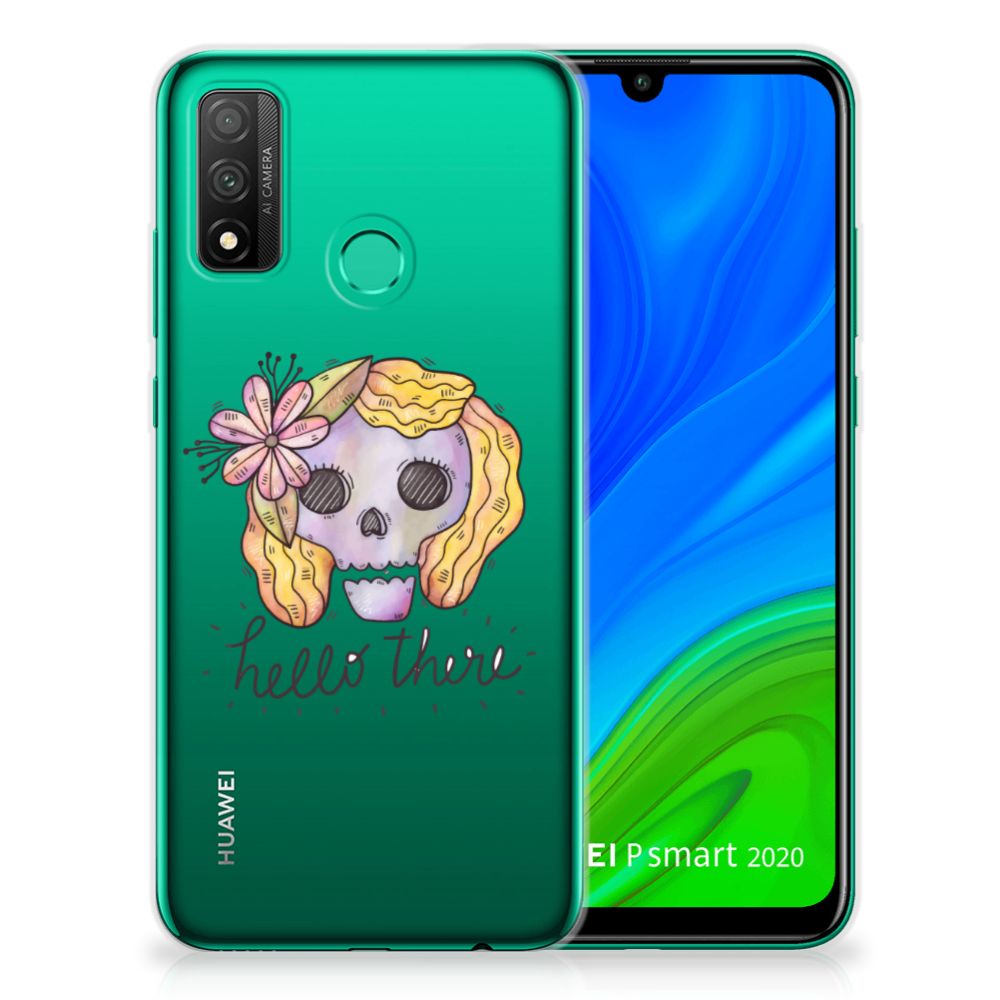 Silicone Back Case Huawei P Smart 2020 Boho Skull B2C Telecom