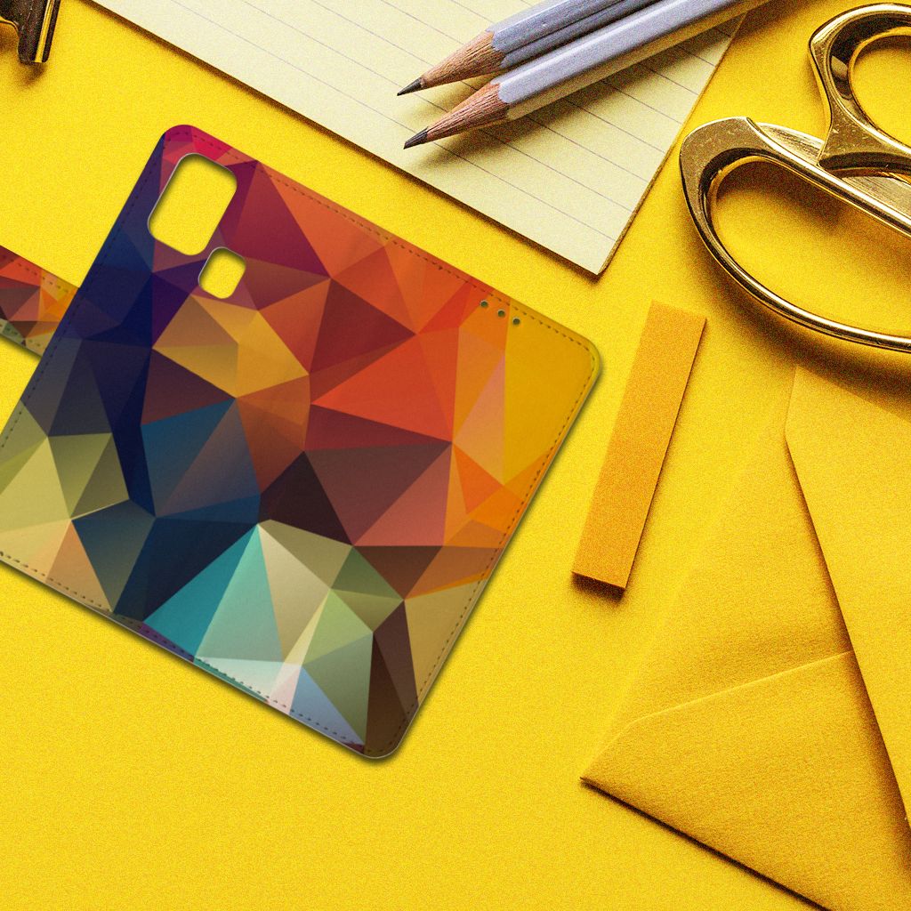 Samsung Galaxy M31 Book Case Polygon Color