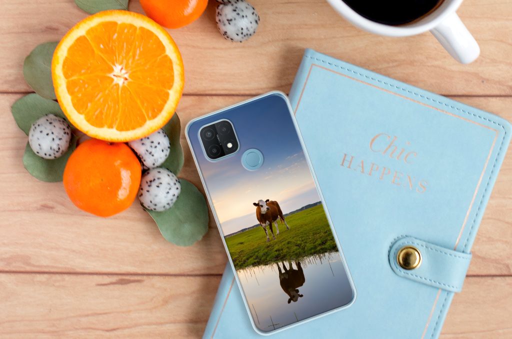 OPPO A15 TPU Hoesje Koe B2C Telecom