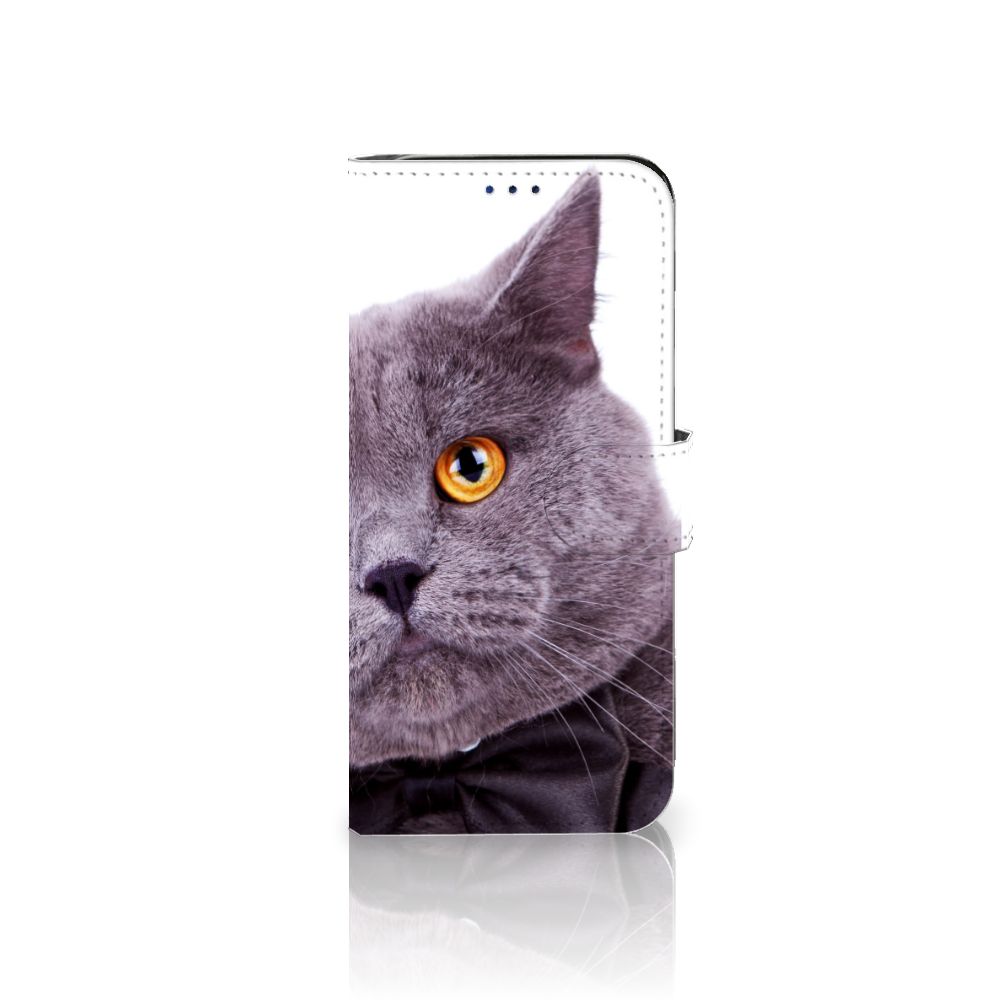 Samsung Galaxy A30 Telefoonhoesje met Pasjes Kat