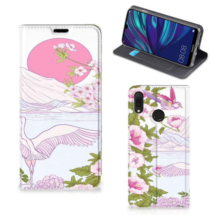 Huawei Y7 hoesje Y7 Pro (2019) Hoesje maken Bird Standing