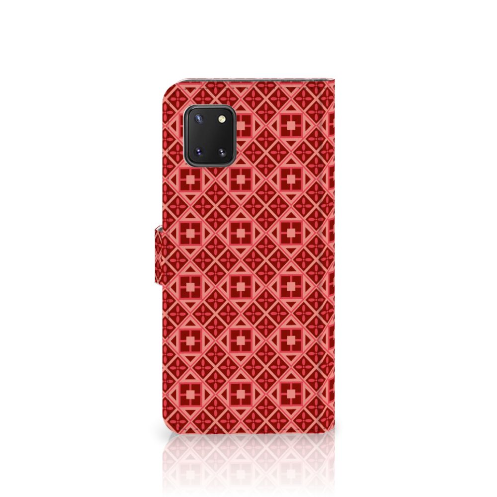 Samsung Note 10 Lite Telefoon Hoesje Batik Rood