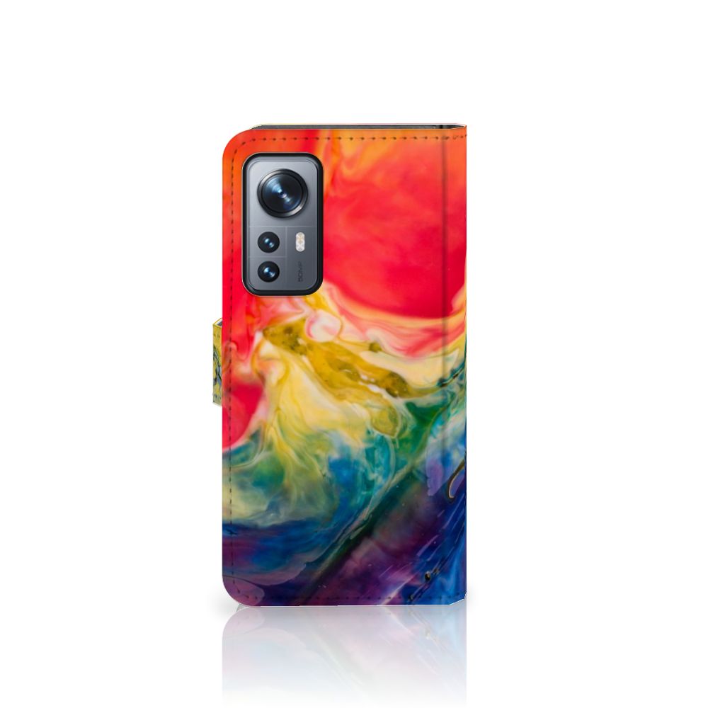 Hoesje Xiaomi 12 | 12X Watercolor Dark