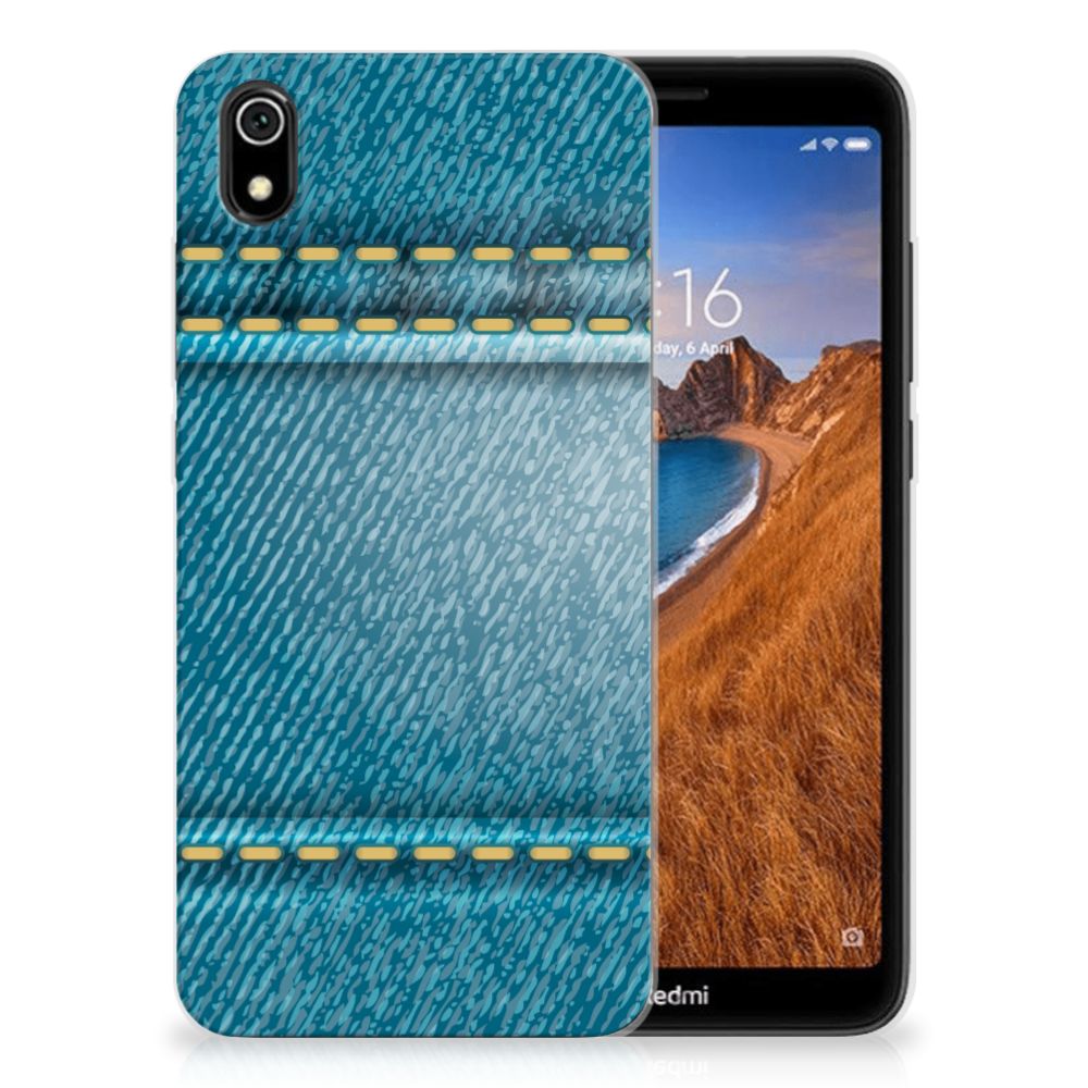 Xiaomi Redmi 7A Silicone Back Cover Jeans