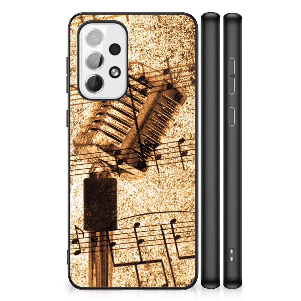 Samsung Galaxy A73 Silicone Back Case Bladmuziek B2C Telecom