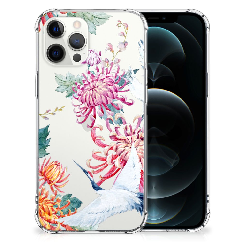 iPhone 12 Pro Max Case Anti-shock Bird Flowers B2C Telecom